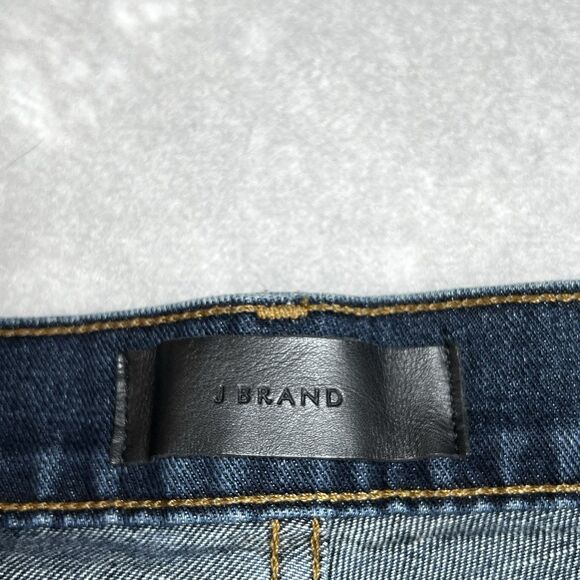 J Brand Jeans Mens 38 Black Tyler Perfect Slim Dark Rinse Cotton Blend Denim - Picture 8 of 14